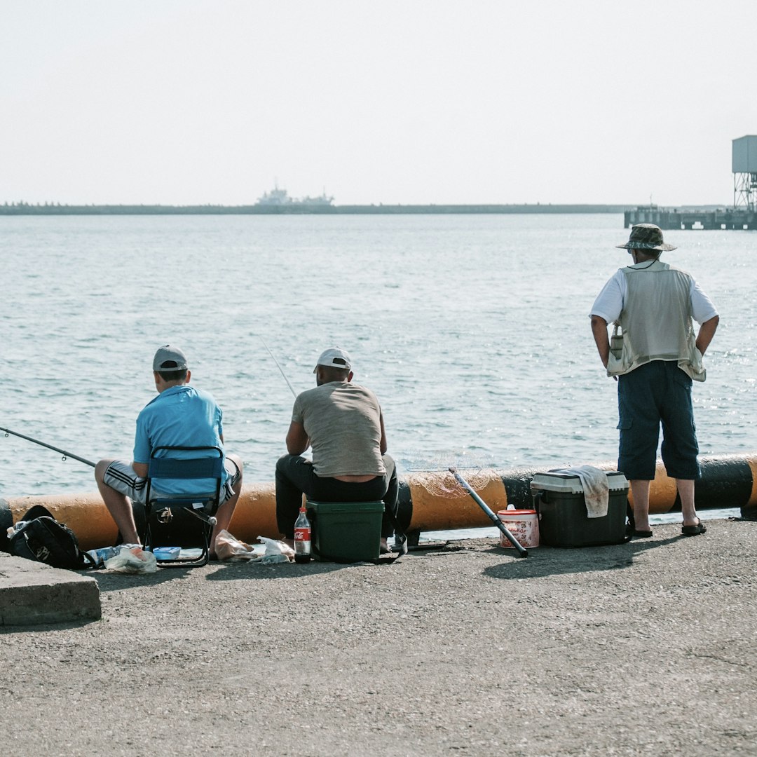 people fishing across horizon during daytime