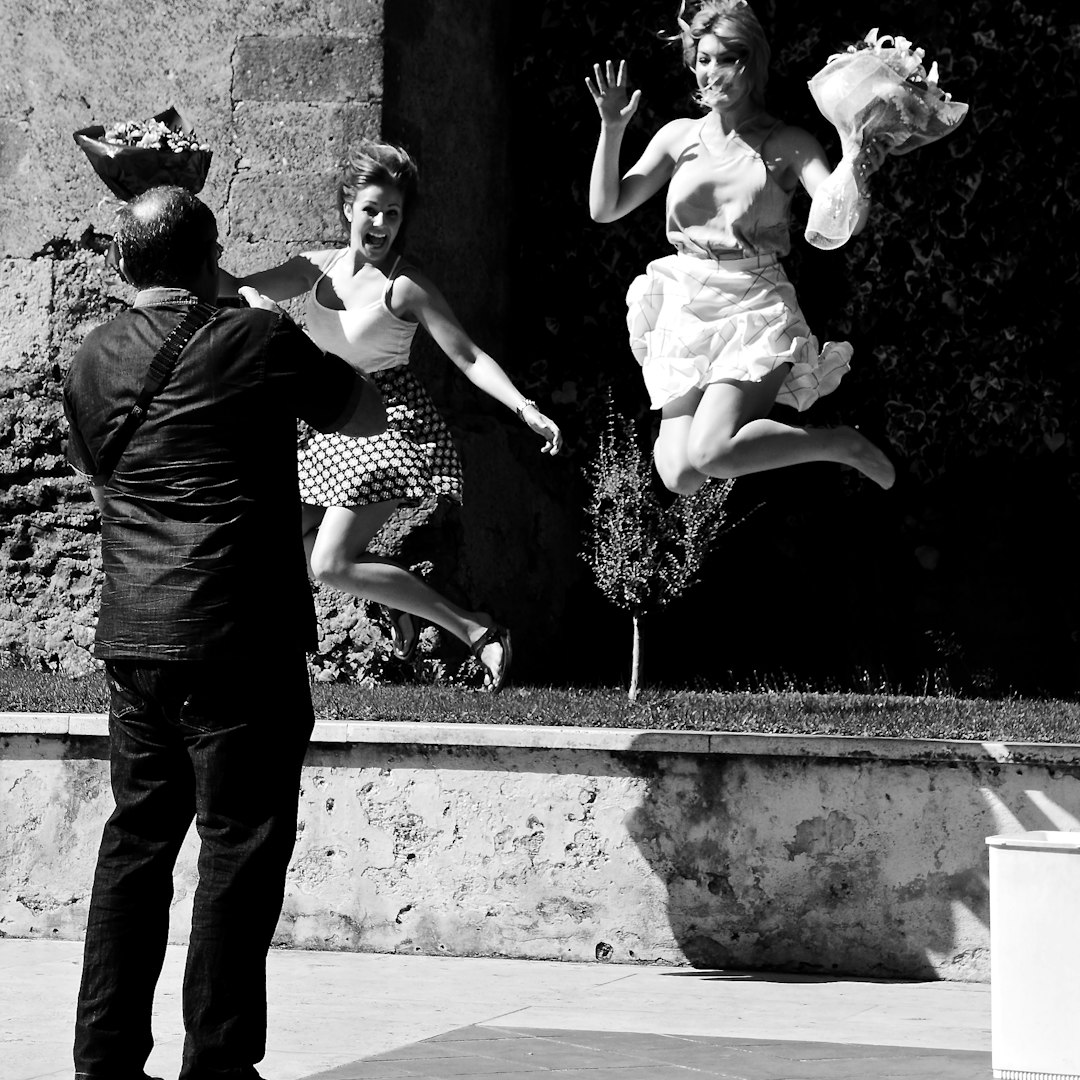 jumping women